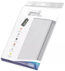 Ultimate Guard Binder: 8-Pocket 160 Zipfolio Xenoskin White UGD010352